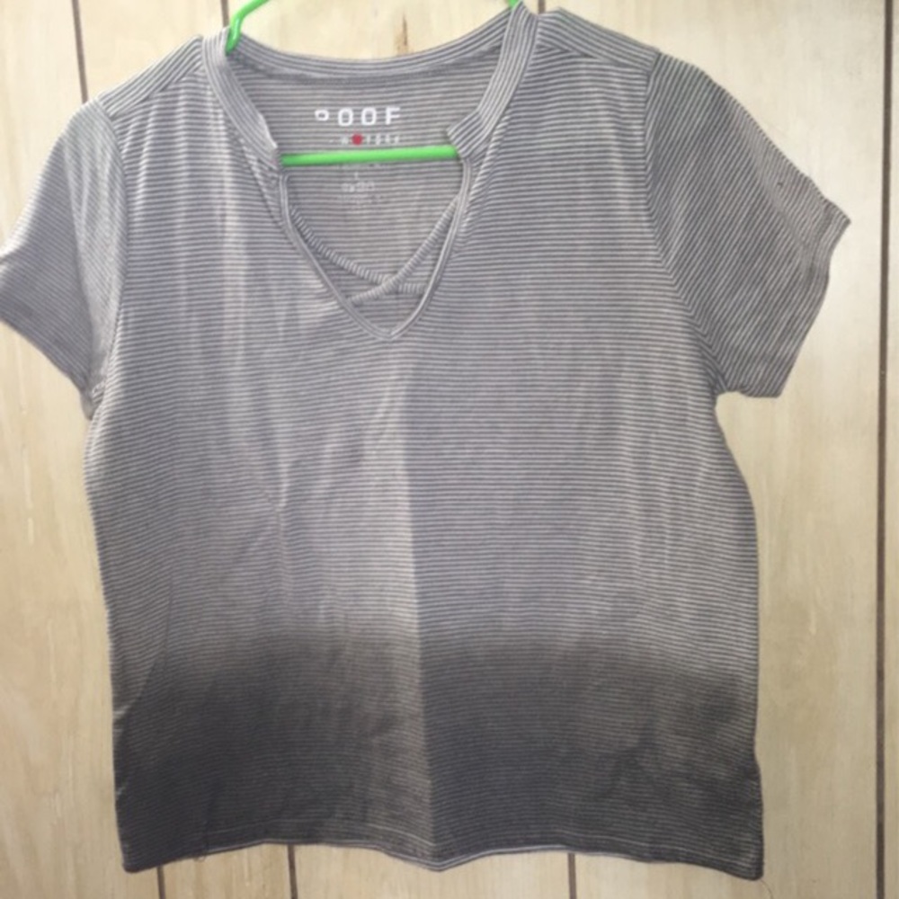 Green shaded and white shirt